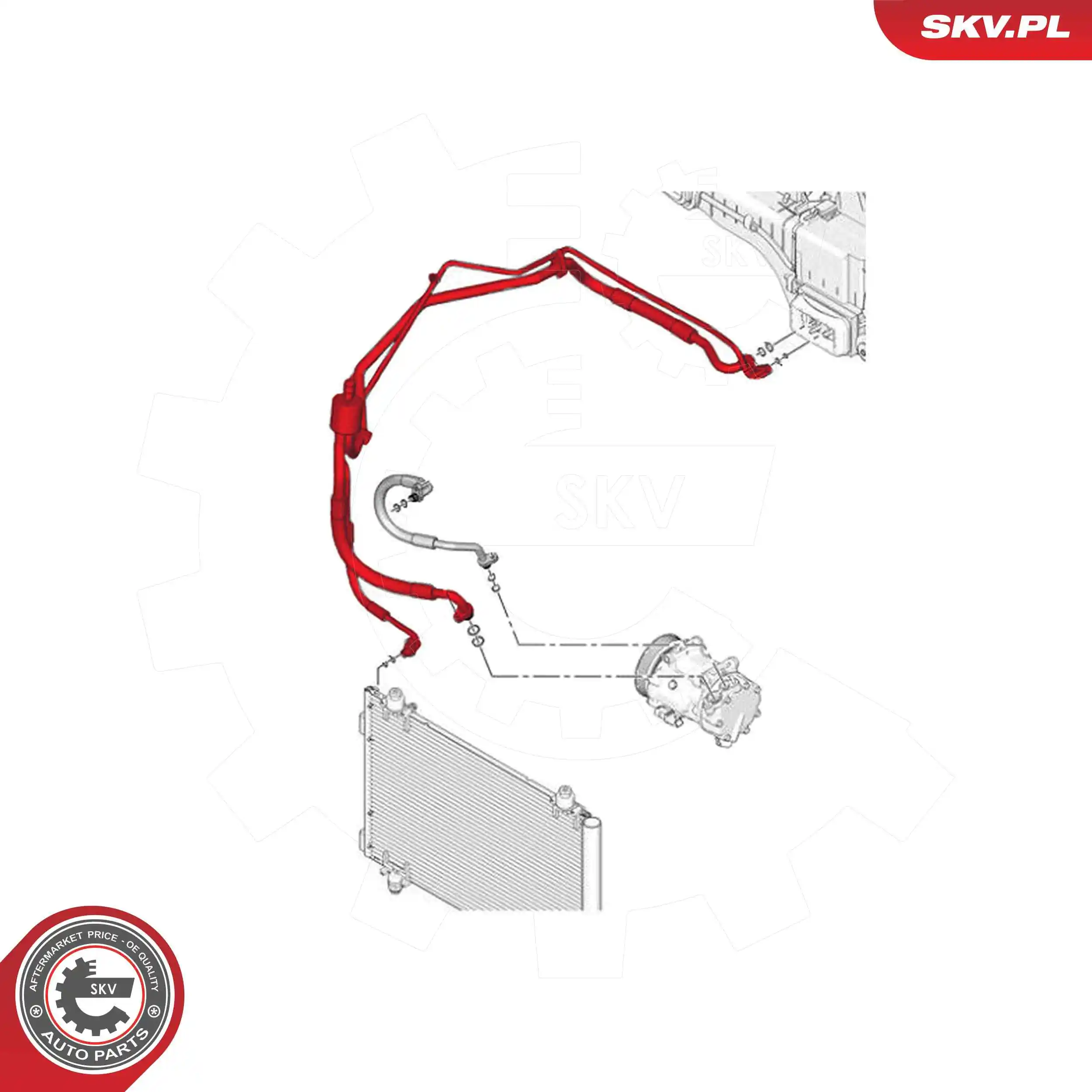 High/Low-pressure Line, air conditioning